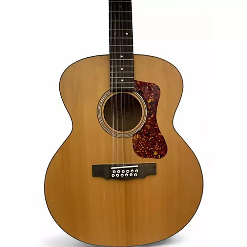 Used Guild F2512E Natural 12 String Acoustic Electric Guitar Natural
