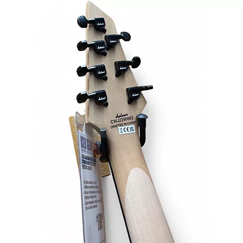 Used Jackson JS22-7 Dinky 7 String Black Solid Body Electric Guitar Black