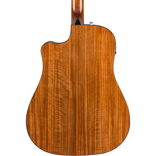 Fender CD-140SCE Dreadnought Acoustic-Electric Guitar With Case Natural