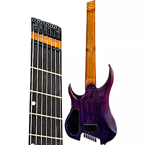 Legator G7FP Ghost Performance 7-String Multi-Scale Electric Guitar Snow Fall