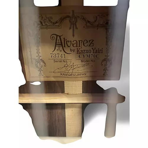 Used Alvarez Yairi Masterworks CYM70C Natural Classical Acoustic Electric Guitar Natural