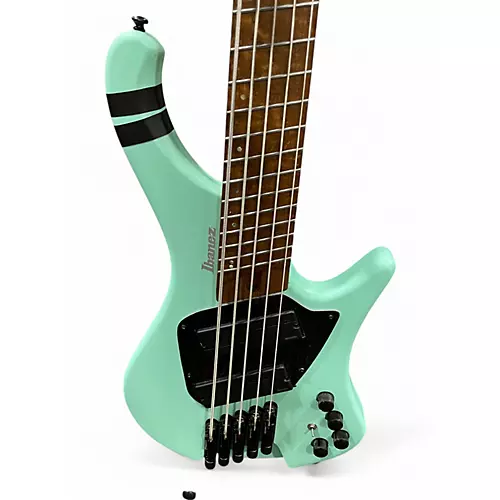Used Ibanez EHB1005MS Teal Electric Bass Guitar Teal