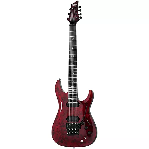 Schecter Guitar Research C-7 FR-S Apocalypse 7-String Electric Guitar Red Reign