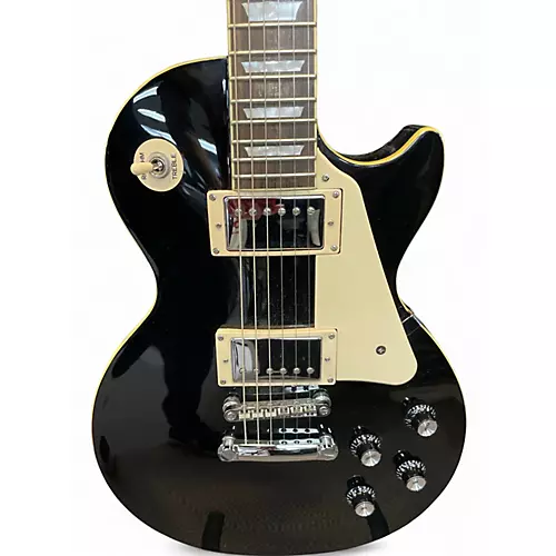 Used Epiphone Les Paul Standard Black Solid Body Electric Guitar Black