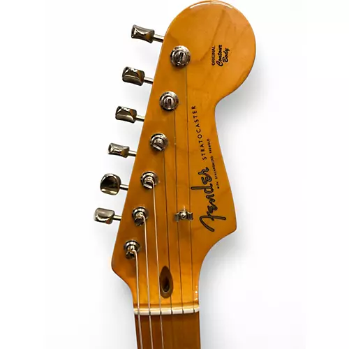 Used Fender Lincoln Brewster Signature Stratocaster Aztec Gold Solid Body Electric Guitar Aztec Gold