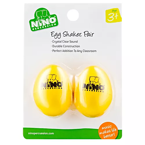 Nino Plastic Egg Shaker Pairs Red