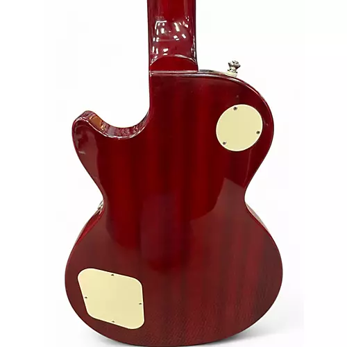 Used 2016 Epiphone Les Paul Standard Pro Cherry Sunburst Solid Body Electric Guitar Cherry Sunburst