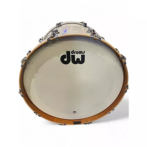 Used DW 4 Piece Collector's Series Pearl White Drum Kit Pearl White