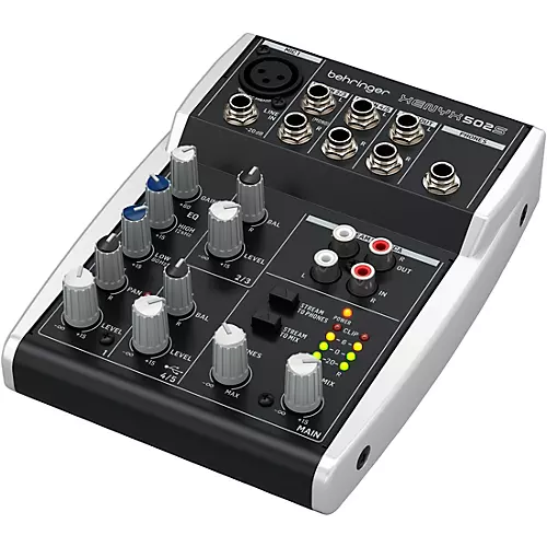 Behringer XENYX 502S 5-Channel Analog Mixer With USB