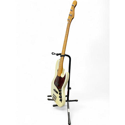 Used Fender Player Plus Active Jazz Bass Olympic Pearl Electric Bass Guitar Olympic Pearl