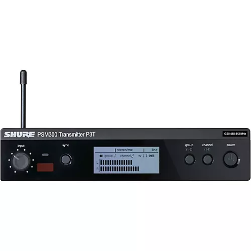 Shure PSM 300 Wireless Personal Monitoring System With SE215-CL Earphones Band G20 Clear