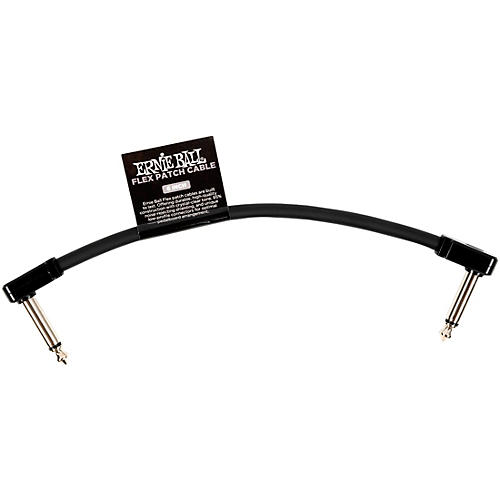 Ernie Ball Flex Patch Cable 3 in. Black
