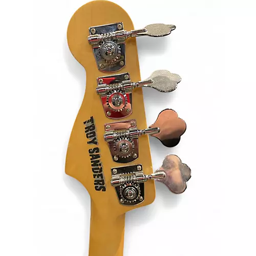 Used Fender TROY SANDERS PRECISION BASS SILVER BURST Electric Bass Guitar SILVER BURST