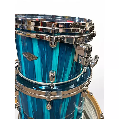 Used TAMA 3 Piece CUSTOM SKY BLUE AURORA Drum Kit SKY BLUE AURORA