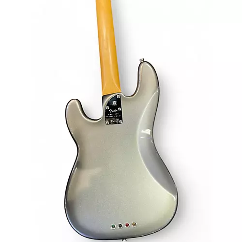 Used 2021 Fender American Professional II Precision Bass Mercury Electric Bass Guitar Mercury