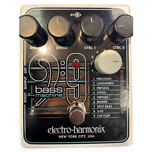 Used Electro-Harmonix BASS9 Bass Machine Bass Effect Pedal