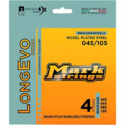 Markbass Longevo Series Nano Film Shielded Electric Bass Strings (40 - 100)