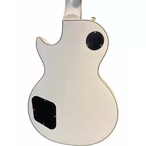 Used Epiphone Les Paul Custom Tuxedo White Solid Body Electric Guitar Tuxedo White