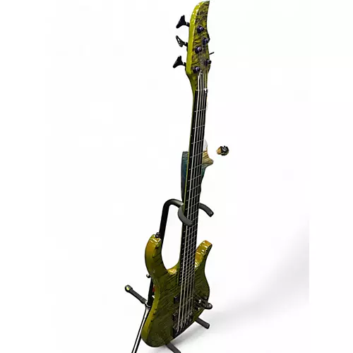Used Kiesel Brian Bromberg Custom Poison Green Electric Bass Guitar Poison Green