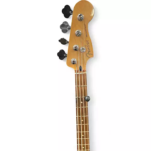 Used 2020 Fender Player Precision Bass Silver Electric Bass Guitar Silver