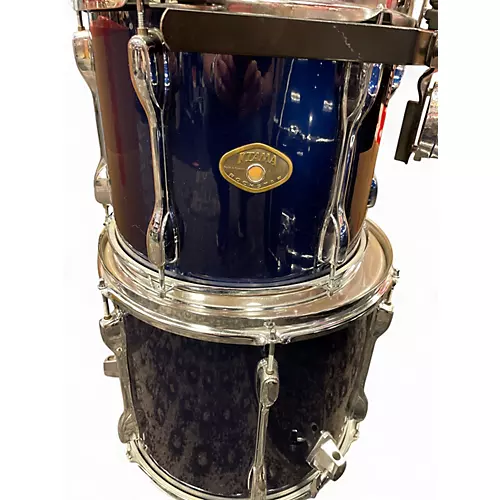 Used TAMA 4 Piece Rockstar Midnight Blue Drum Kit Midnight Blue