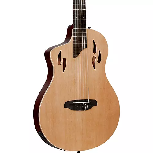 Ortega TourPlayer Standard Left-Handed Nylon-String Acoustic-Electric Guitar Natural