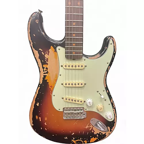 Used Fender Mike McCready Stratocaster RELIC SUNBURST Solid Body Electric Guitar RELIC SUNBURST