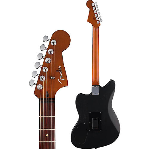 Fender Acoustasonic Standard Jazzmaster Acoustic-Electric Guitar Black