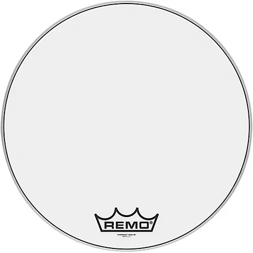 Remo Powermax Ultra White Crimplock Bass Drum Head 26 in.