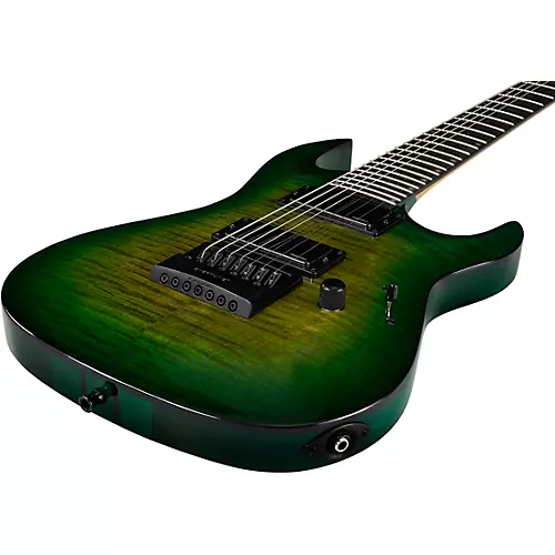 B.C. Rich Andy James Signature 7-String EverTune Electric Guitar Trans Green Burst