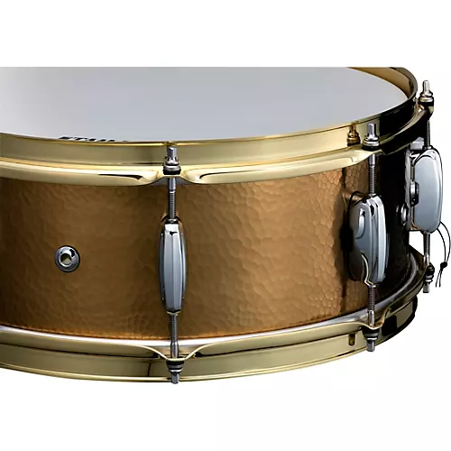 TAMA STAR Reserve Hand Hammered Brass Snare Drum 14 x 5.5 in.