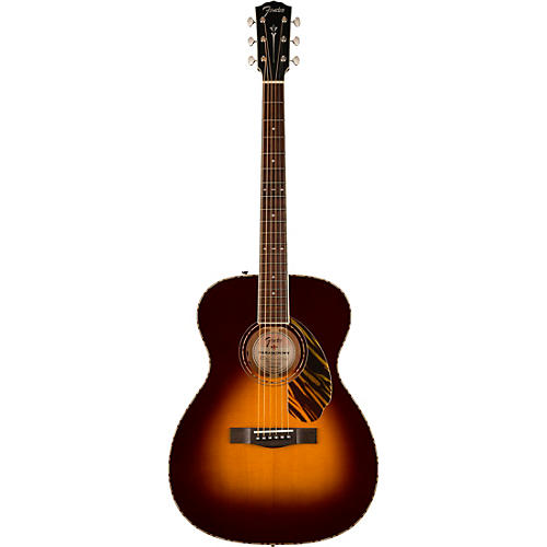 Fender Paramount PO-220E Orchestra Acoustic-Electric Guitar Aged Cognac Burst
