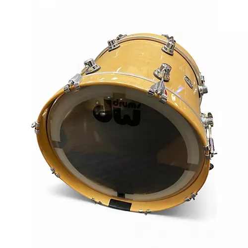 Used DW 3 Piece Performance Series Shell Pack Ply Pewter Sparkle Drum Kit Ply Pewter Sparkle