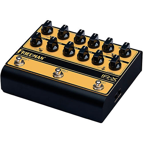 Friedman IR-X Dual-Tube Preamp DI+IR Dual-Channel 12AX7 Tubes Effects Pedal Black