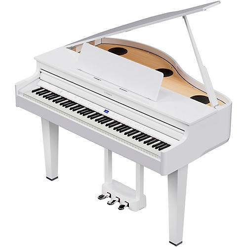 Roland GP-6 Digital Grand Piano With Bench Polished White