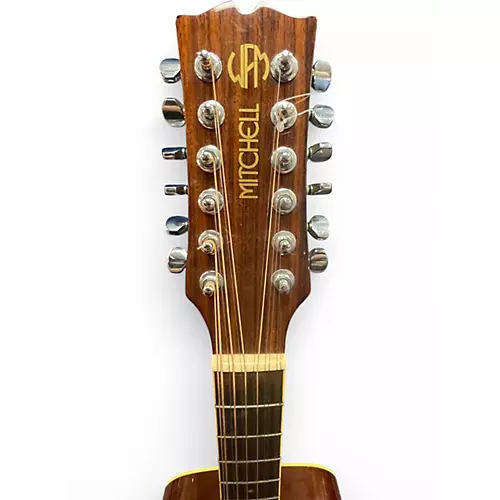 Used Mitchell MD212 Natural 12 String Acoustic Guitar Natural