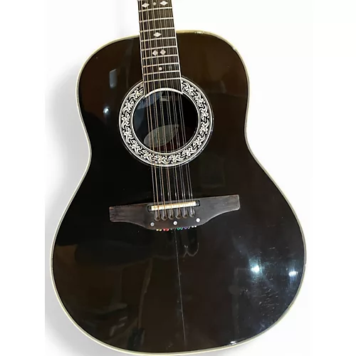 Used 1989 Ovation LEGEND Black 12 String Acoustic Guitar Black
