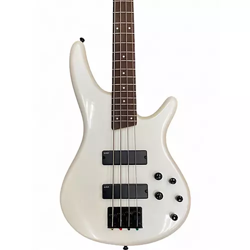 Used Ibanez SR250 Pearl White Electric Bass Guitar Pearl White