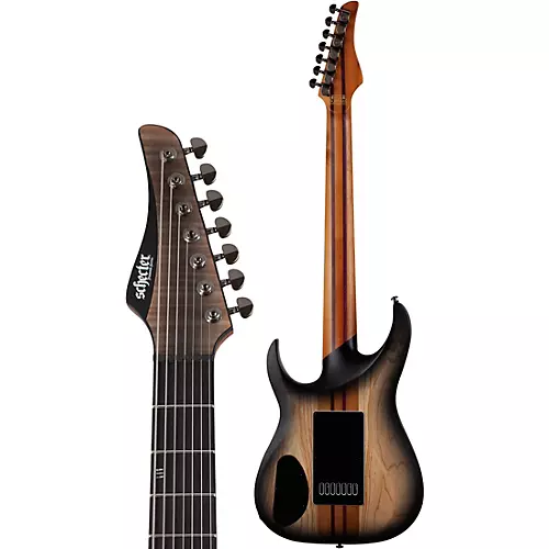 Schecter Guitar Research Banshee Mach-7 EverTune 7-String Electric Guitar FalloutBurst