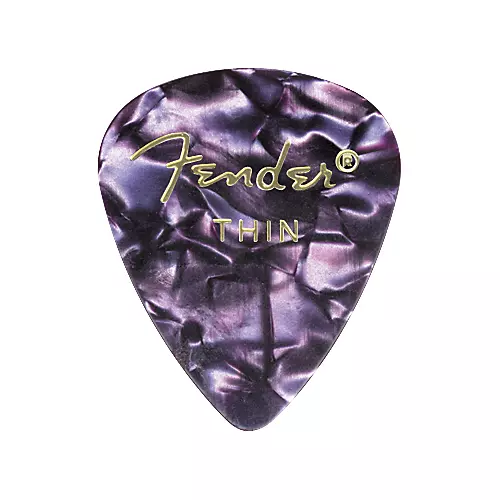 Fender 351 Premium Celluloid Guitar Picks 12-Pack Purple Moto X-Heavy