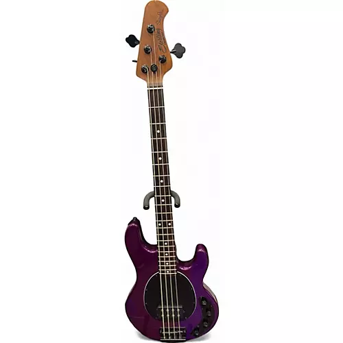 Used Sterling by Music Man Ray34 PURPLE SPARKLE Electric Bass Guitar PURPLE SPARKLE