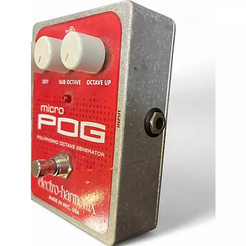 Used Electro-Harmonix Micro Pog Polyphonic Octave Generator Effect Pedal