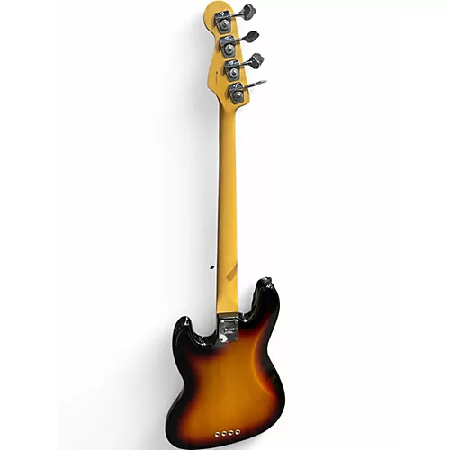 Used 2004 Fender American Standard Jazz Bass 2 Color Sunburst Electric Bass Guitar 2 Color Sunburst
