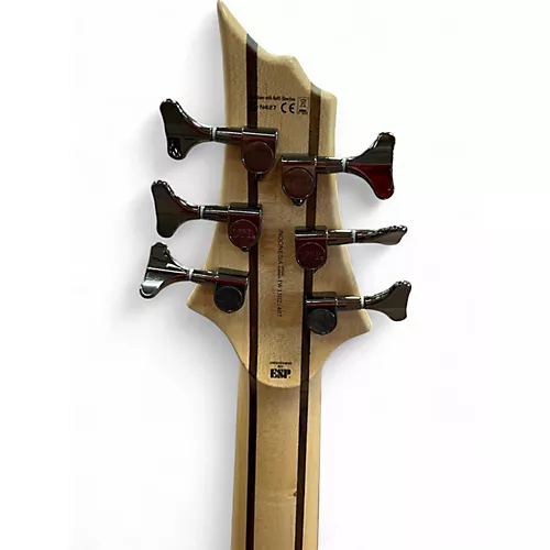 Used ESP LTD B206SM 6 String Natural Electric Bass Guitar Natural