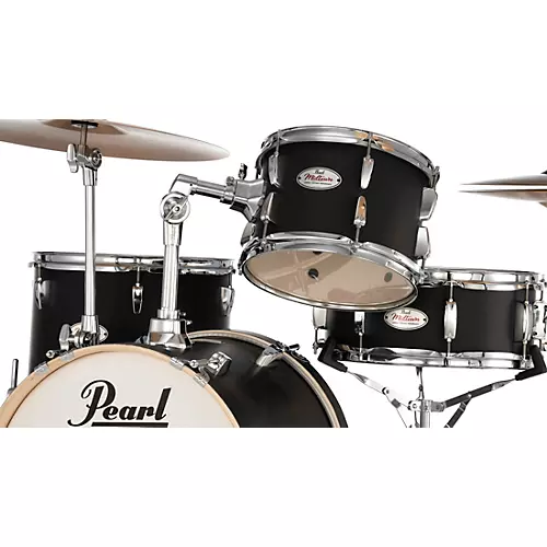 Pearl Midtown 4-Piece Complete Drum Set Matte Red
