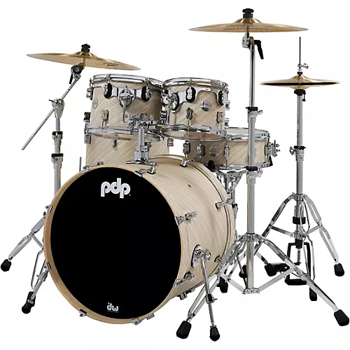 PDP by DW Concept Maple 5-Piece Shell Pack with Chrome Hardware Twisted Ivory