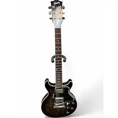 Used Gibson custom shop les paul special double cut trans black Solid Body Electric Guitar trans black