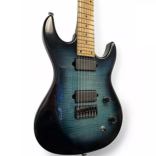 Used Corelli Kahuna 7-String Blue Sapphire Solid Body Electric Guitar Blue Sapphire