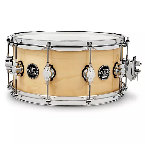 DW Performance Series Snare Drum 14 x 6.5 in. Ebony Stain Lacquer