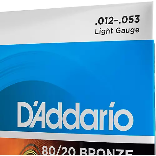 D'Addario EJ11 80/20 Bronze Light Acoustic Guitar Strings